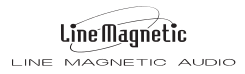 Line magnetic logo