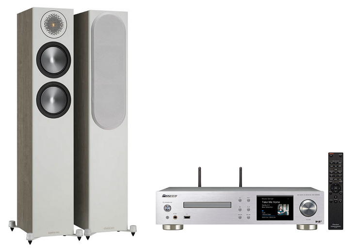 Tout-en-un » Pioneer NC 50 DAB-S – enceintes Monitor Audio Bronze
